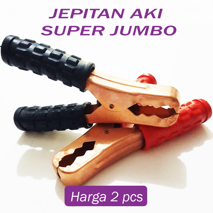 Jepitan Aki / Penjepit Accu Buaya Tembaga Jumbo