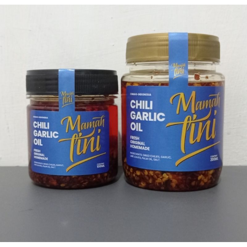

Chili garlic oil minyak cabai bawang 200ml - Mamah Tini