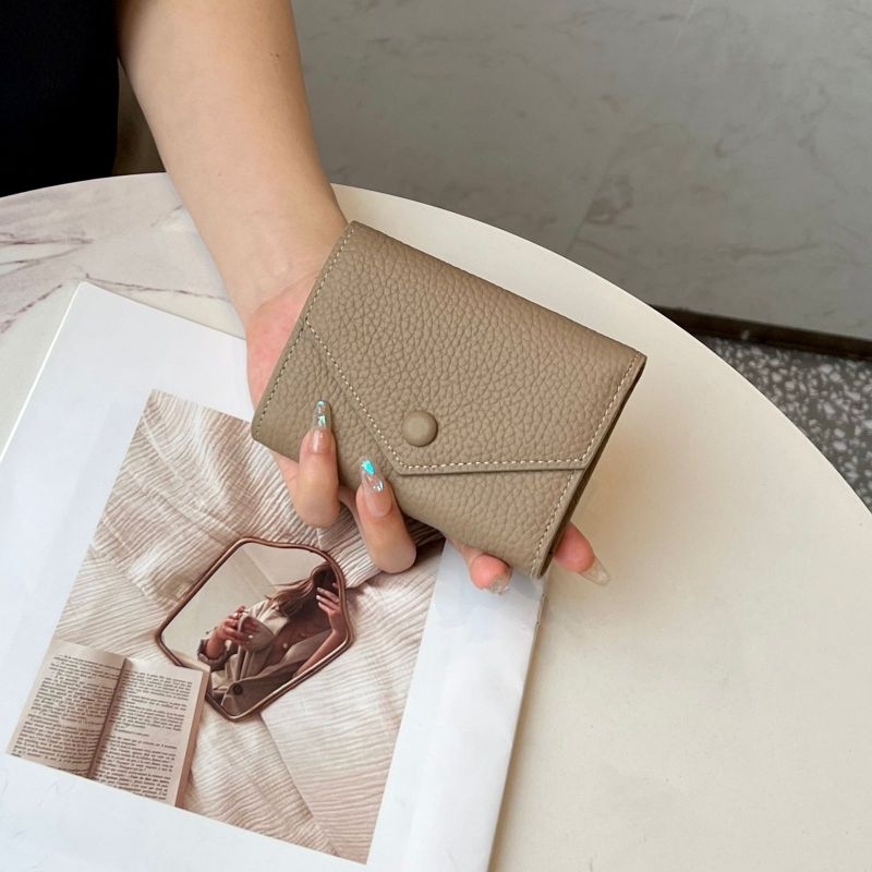 Dompet Lipat Kulit Asli Size Kecil Kualitas Premium Import Mini Wallet Ori Leather