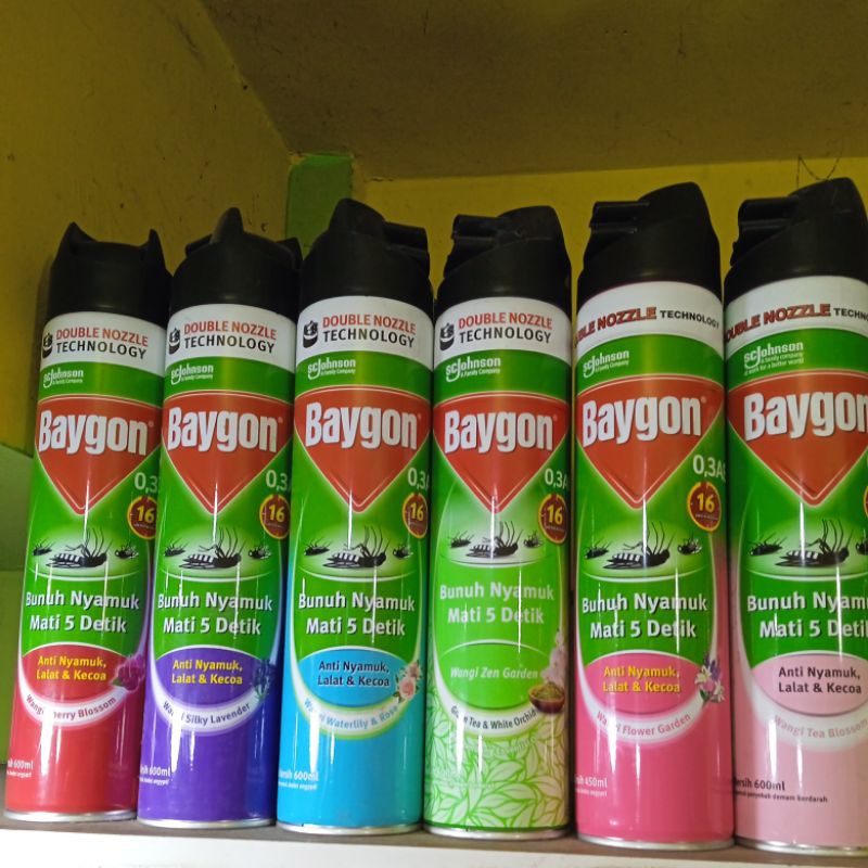 Baygon obat nyamuk spray 600ml