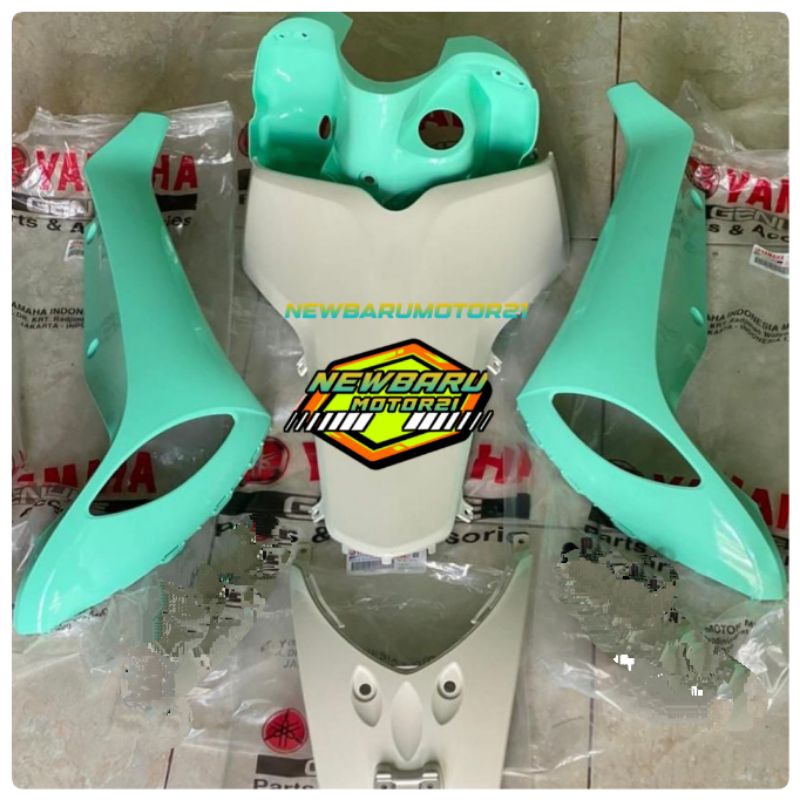 BODY SET SAYAP DEPAN FINO FI 115 FINO 125 HIJAU TOSCA ORIGINAL YAMAHA