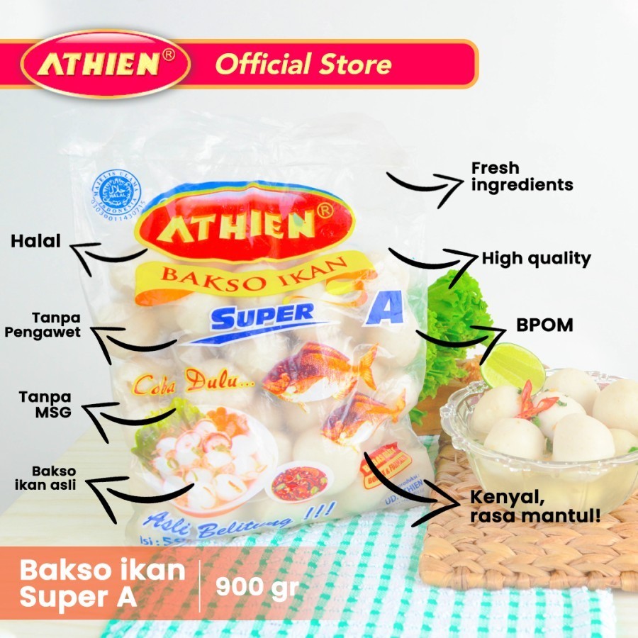 

ATHIEN BAKSO IKAN SUPER A ISI 50