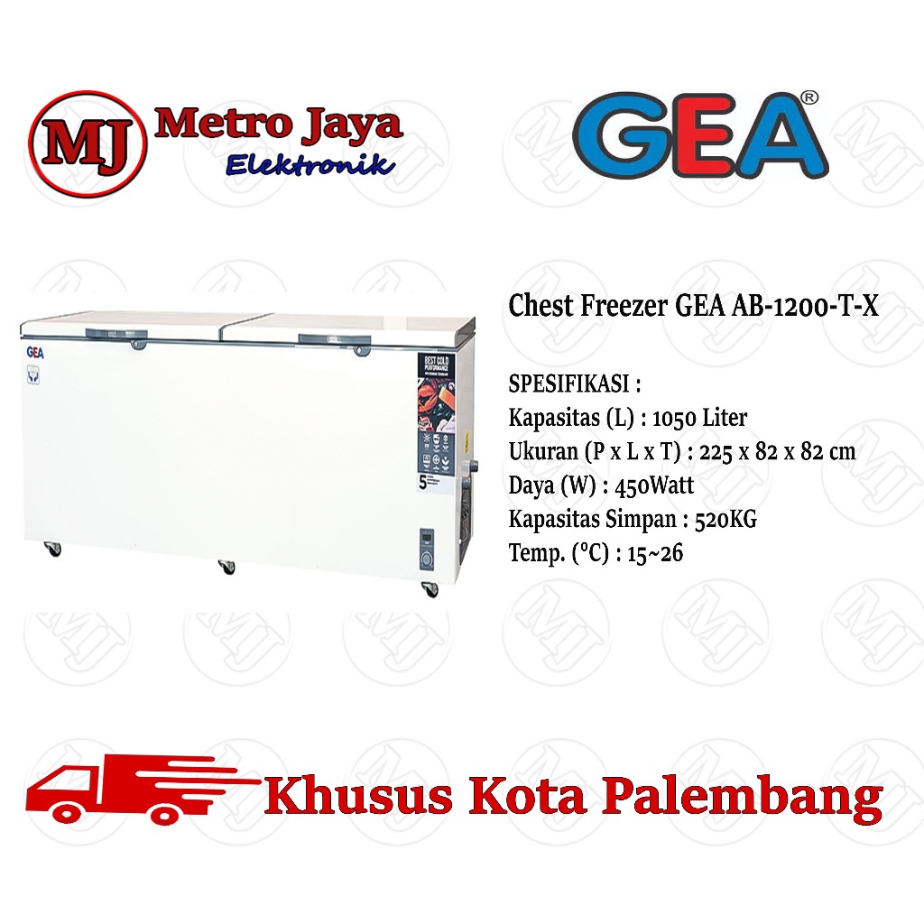 GEA AB-1200-T-X CHEST FREEZER BOX 1050L LEMARI PEMBEKU 1050 LITER AB 1200 TX