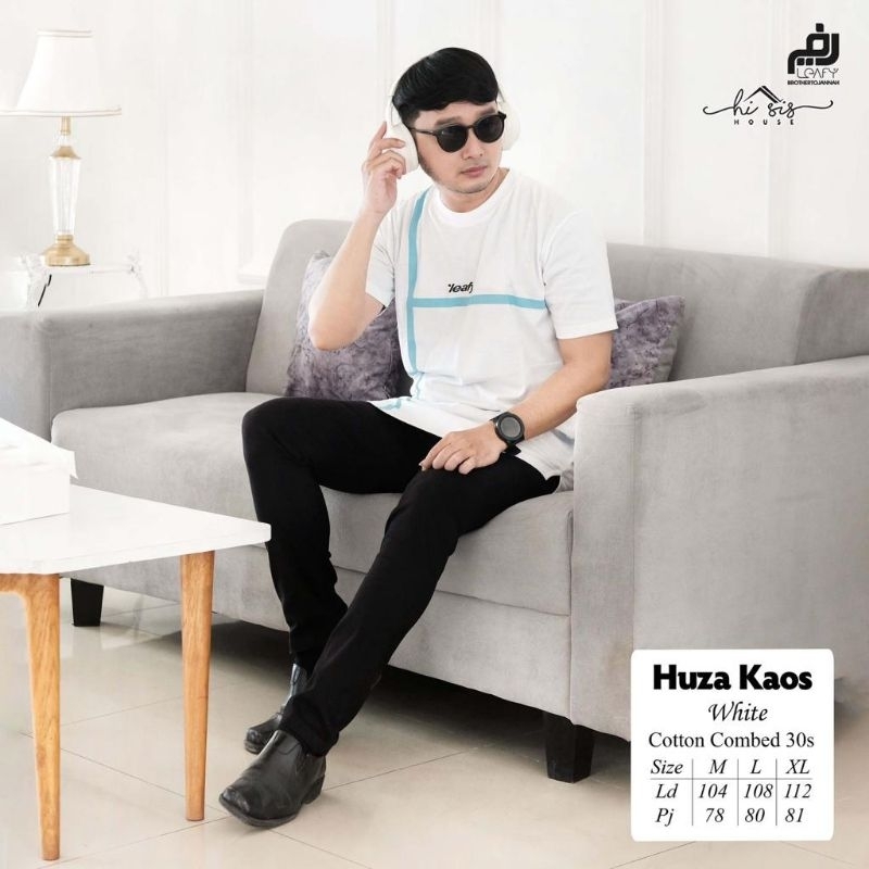 HUZA KAOS BY LEAFY/KAOS COWOK READY/ATASAN COWOK