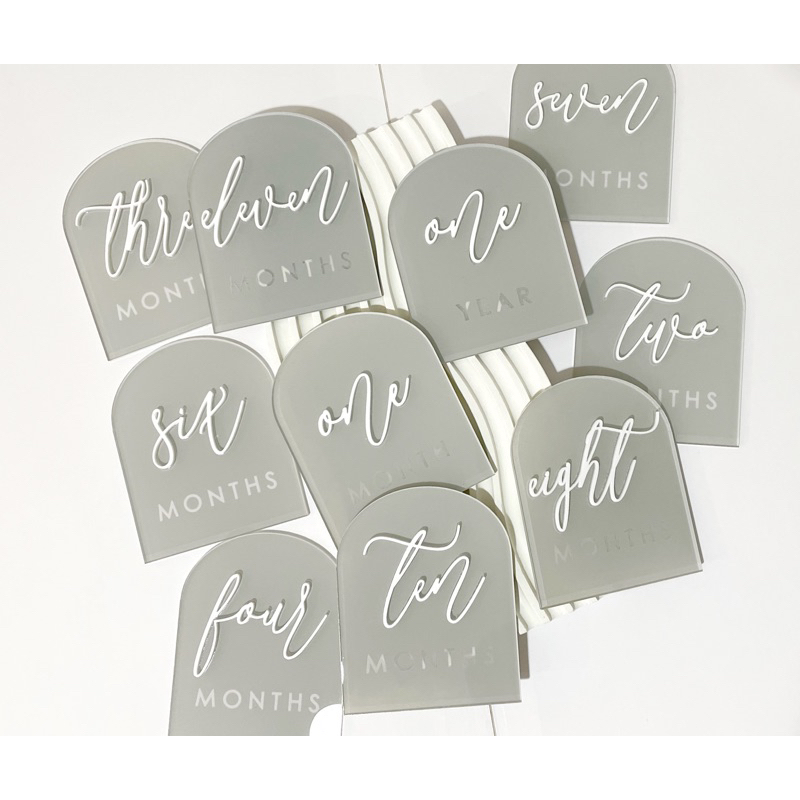 ACRYLIC MILESTONE BABY MILESTONE AKRILIK PREMIUM MILESTONE