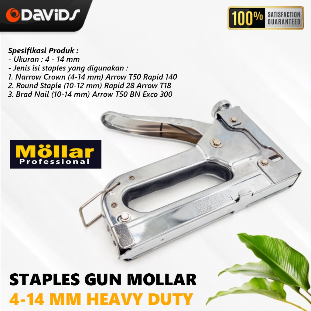 

Steples Tembak Gun Tacker Staples Stapler Setaples Mollar 3in1 4-14 mm