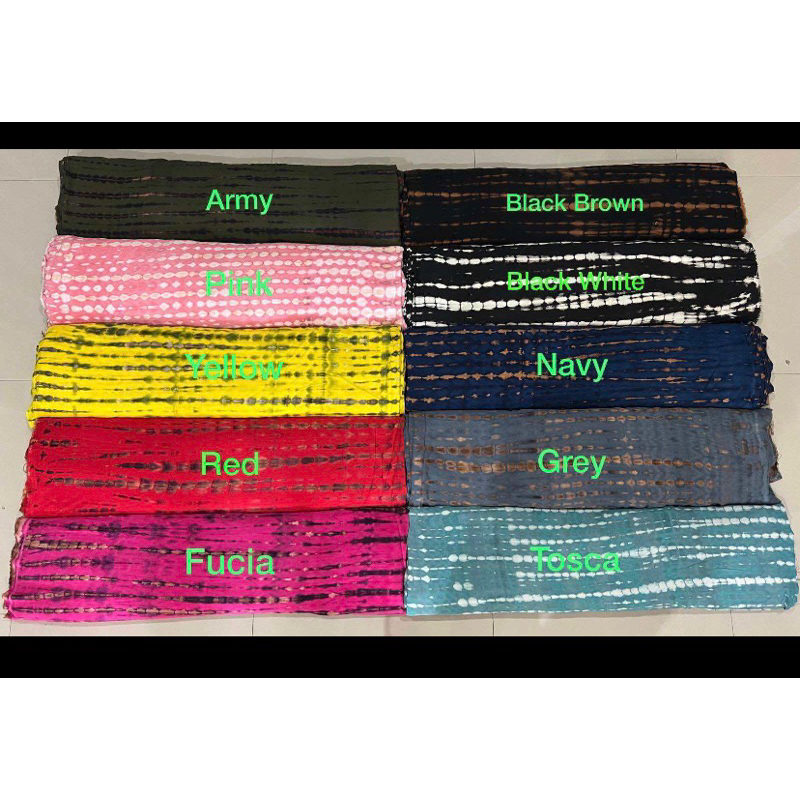 kain rayon meteran motif tulang