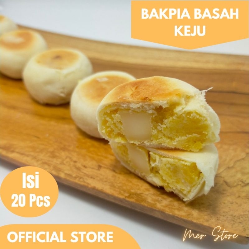 

bakpia basah keju isi 20/merstorejogja