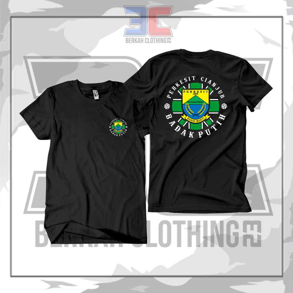 Kaos T-Shirt SUPORTER PERKESIT CIANJUR Badak Putih