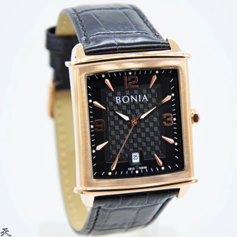 JAM TANGAN PRIA BONIA BNG10546- ANALOG LEATHER KULIT ORIGINAL