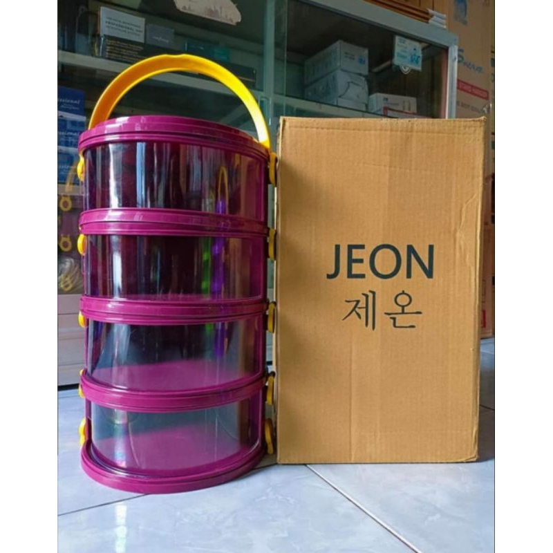 Tudung saji 4 Susun JEON Besar Anti Semut Bahan Tebal