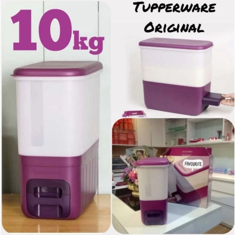 Tupperware Jumbo Tempat Beras Tepung Kerupuk Keripik Snack Kue Promo