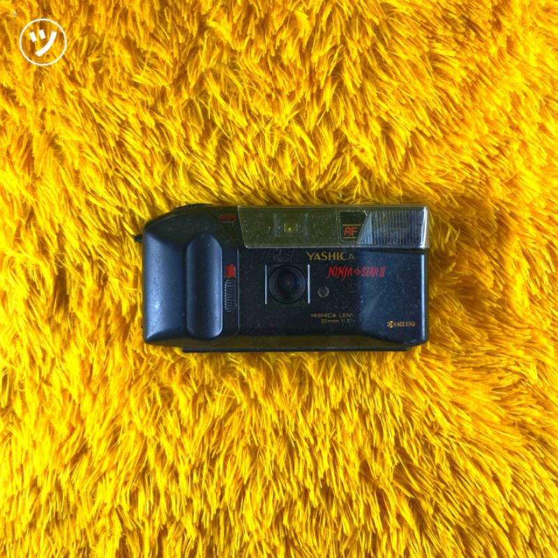 Kamera Jadul Murah Polaroid Fujifilm Yashica Ninja Star II ( Display/Mati)
