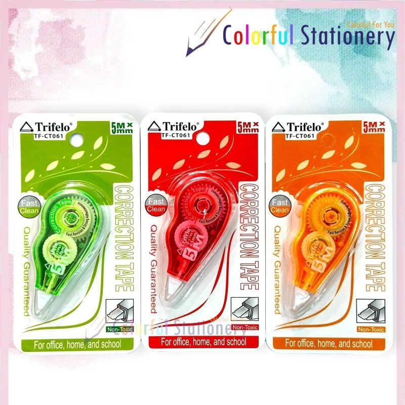 

Correction Tape / Tip x Kertas Trifelo CT 061