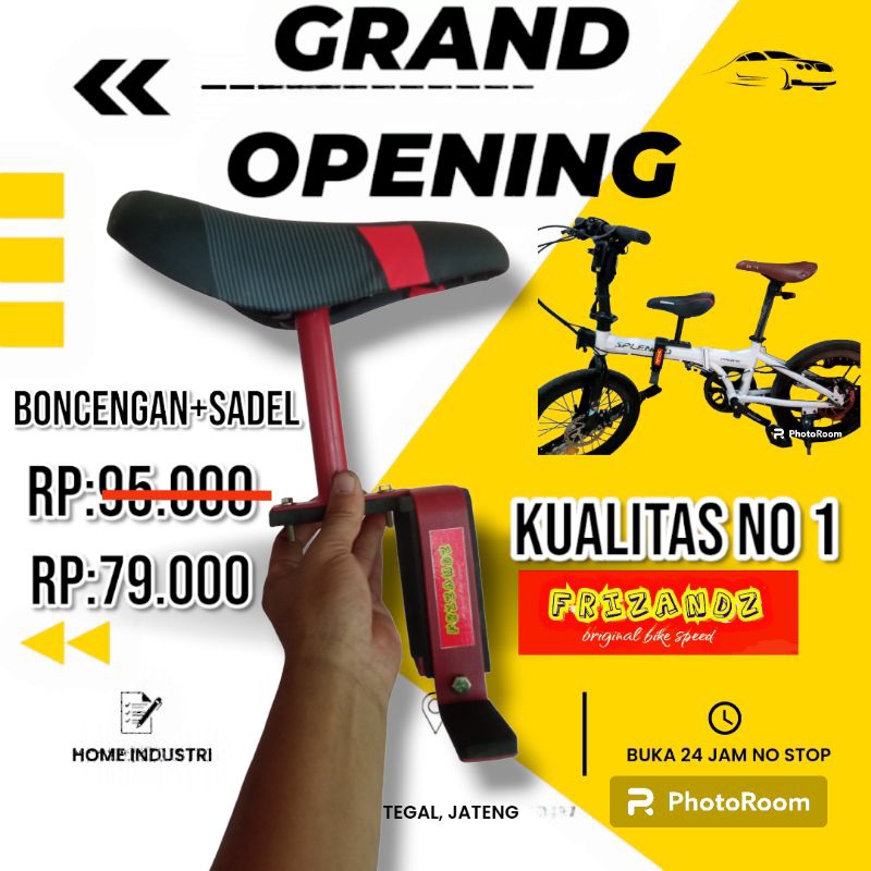 Boncengan Anak sepeda lipat boncengan sepeda depan Anak