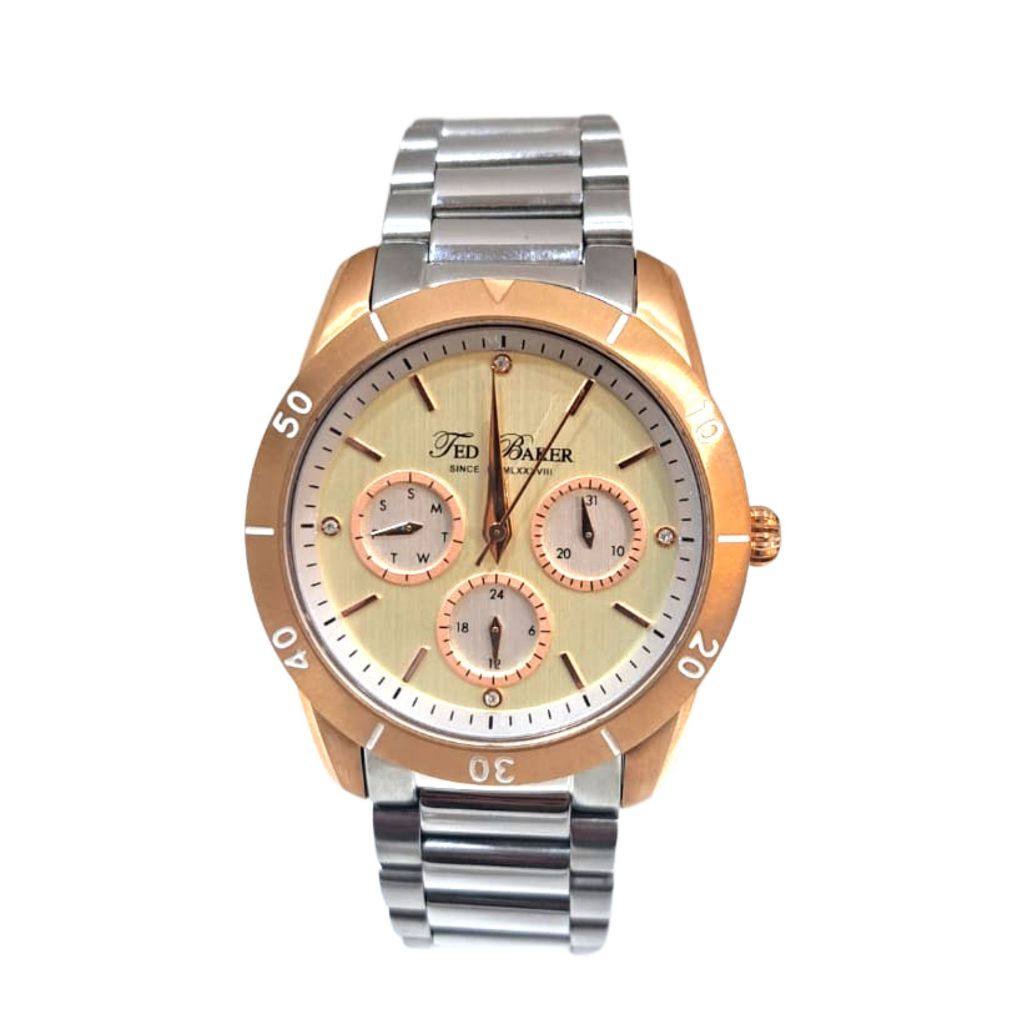 Jam Tangan TED BAKER TE 4085 Man Pria Stainless Steel Murah Original