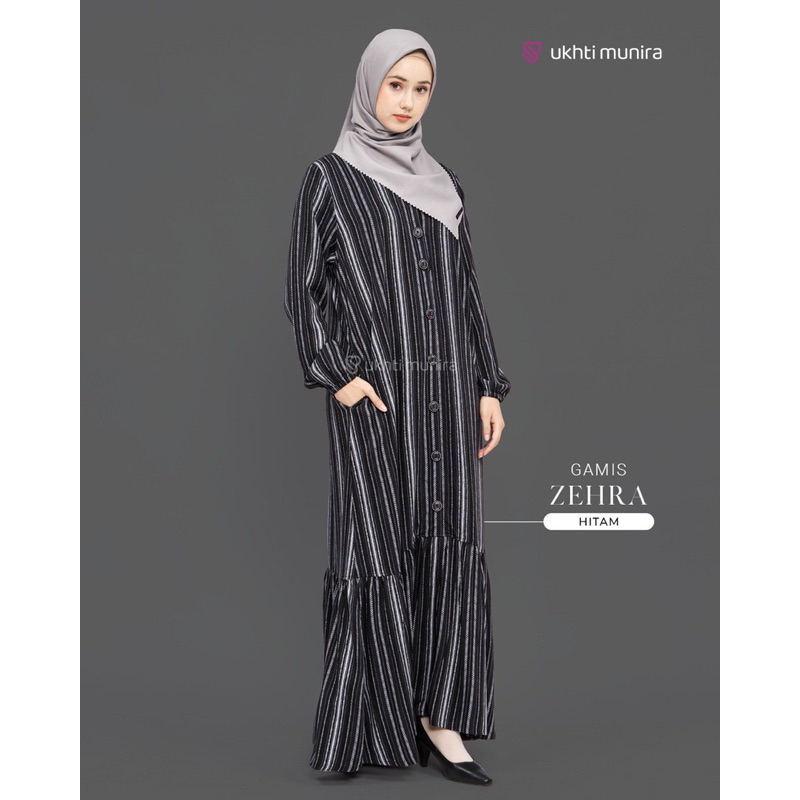 [Reiby] Gamis Salur Hitam Ukhti Zehra by Ukhti Munira