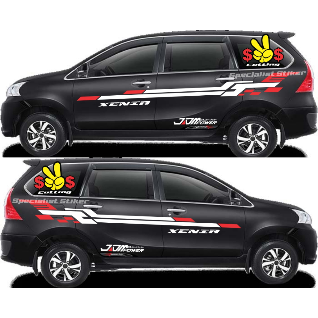Stiker Mobil Xenia Hitam Lama Sticker Daihatsu Xenia Simple