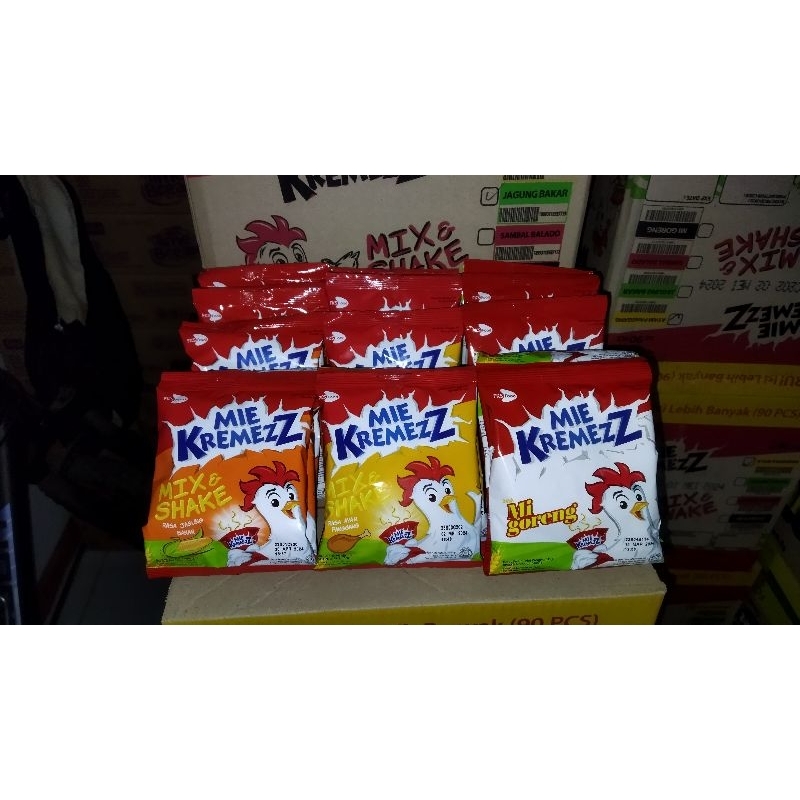 

MIE KREMEZZ Mix & Shake 1 Renceng isi 10pcs @16gr 1000