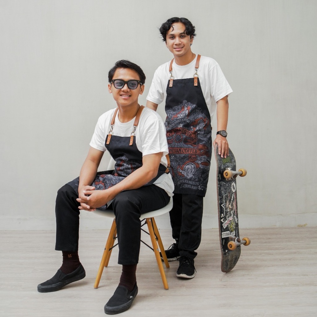 Apron Barista | Celemek Barista | Apron Tahan Air | Apron Waterproof | Celemek Waterproof | Apron Ka