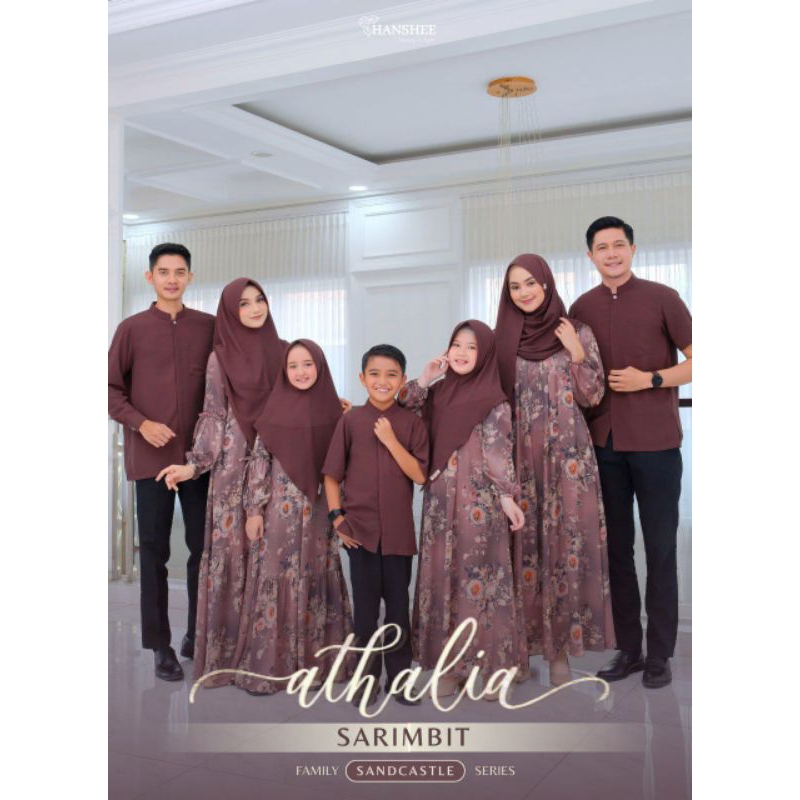 [FREESTOK SILAHKAN CHAT] Sarimbit Keluarga Lebaran Idul Fitri 2024 Athalia Sarimbit by Hanshee