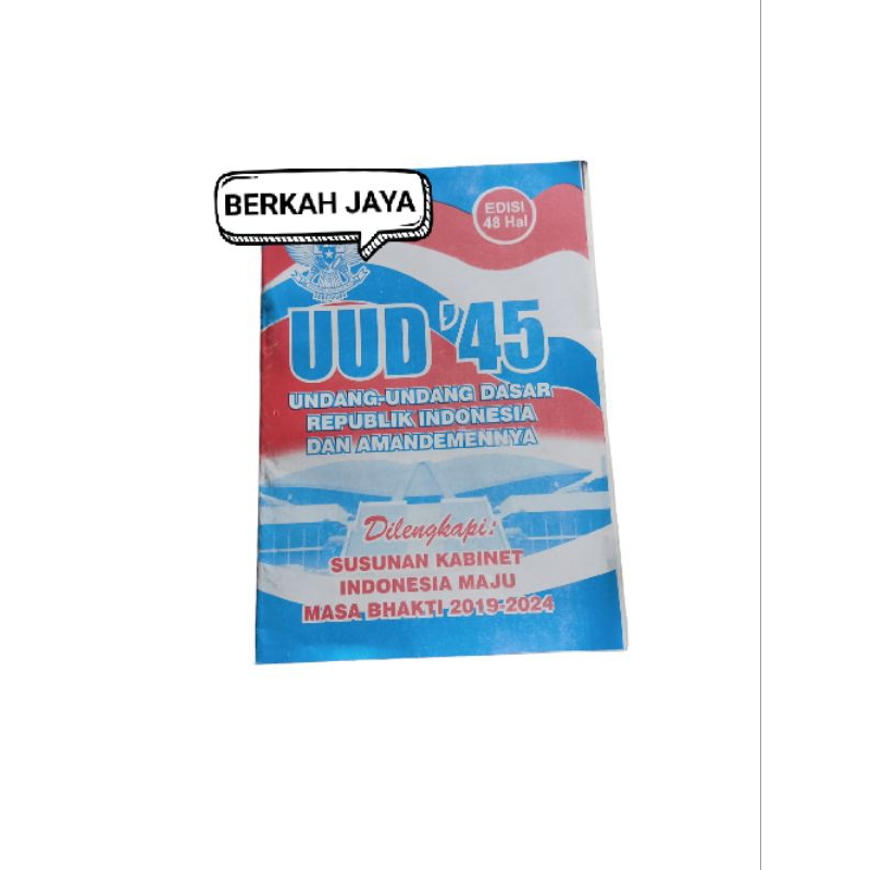 

UUD 45 UNDANG UNDANG DASAR REPUBLIK INDONESIA DAN AMANDEMENNYA