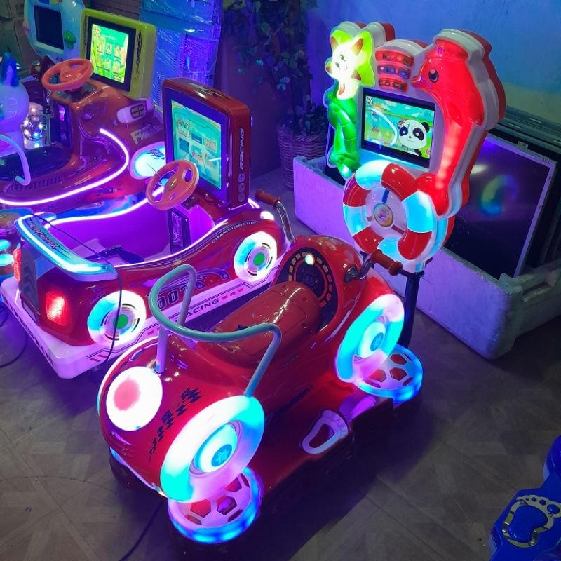 TERMURAH Import Kiddie Ride Moto Race Video Cartoon Odong Odong Koin Kiddie Ride Impor terbaru