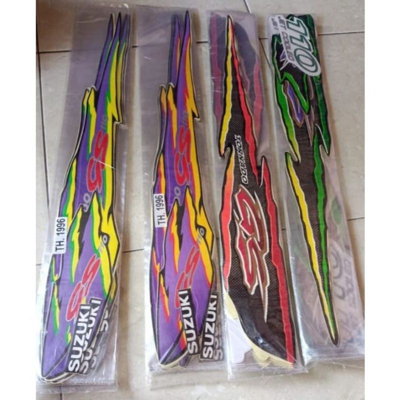 Striping stiker tornado