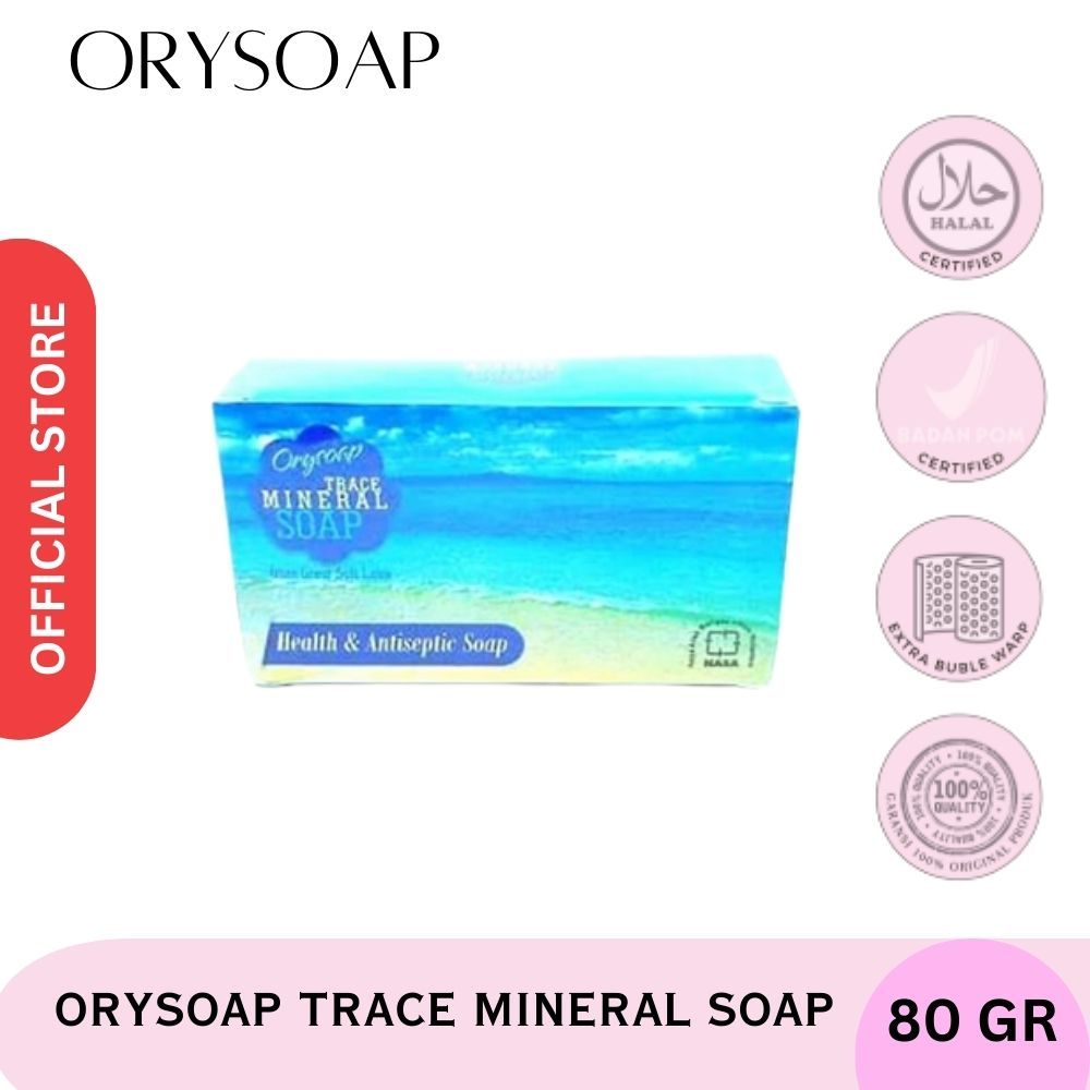 Orysoap Tracemineral Soap Sabun Pemutih Badan - Sabun Pemutih Badan Dalam 3 Hari - Sabun Pemutih Amp