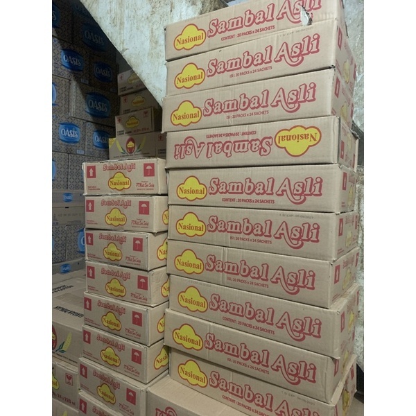 

SAMBAL NASIONAL SACHET (1Dus @isi 20 x 24 Pack)
