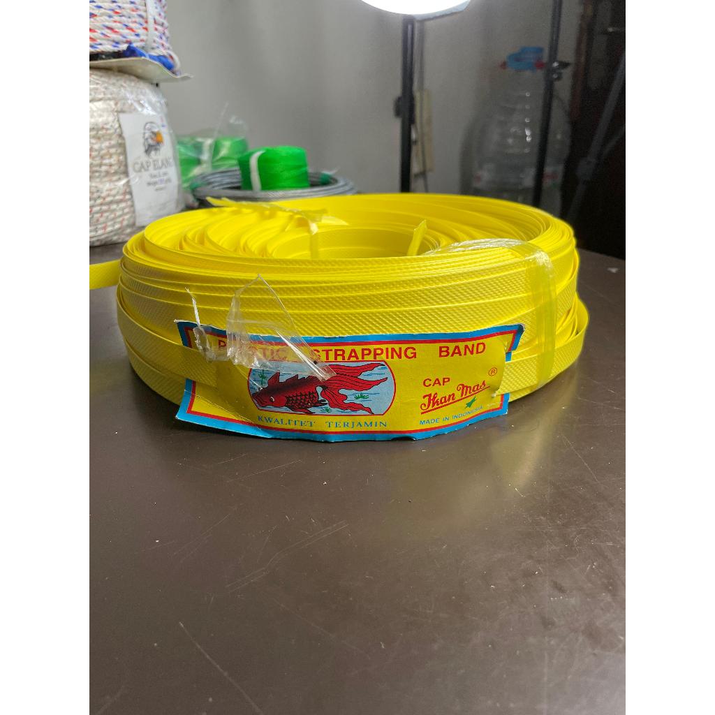Tali Plastik Strapping Band Cap Ikan Mas / Tali Packing / Tali Klem / Tali Peti 200 meter