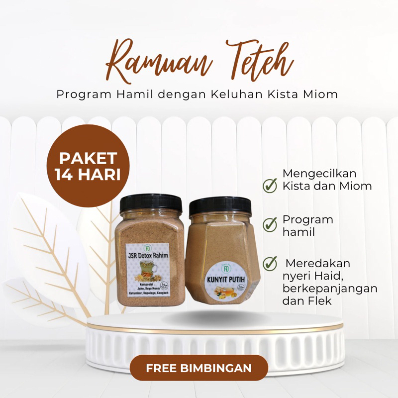 

Paket Spesial Ramuan Teteh