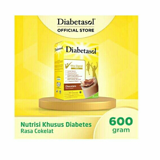 

Diabetasol susu formula diabetes coklat 600gr