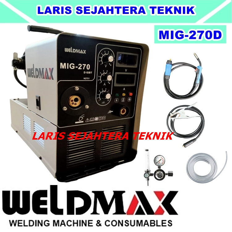 Mesin Las Weldmax MIG-270D Trafo Las CO2 MIG 270 D