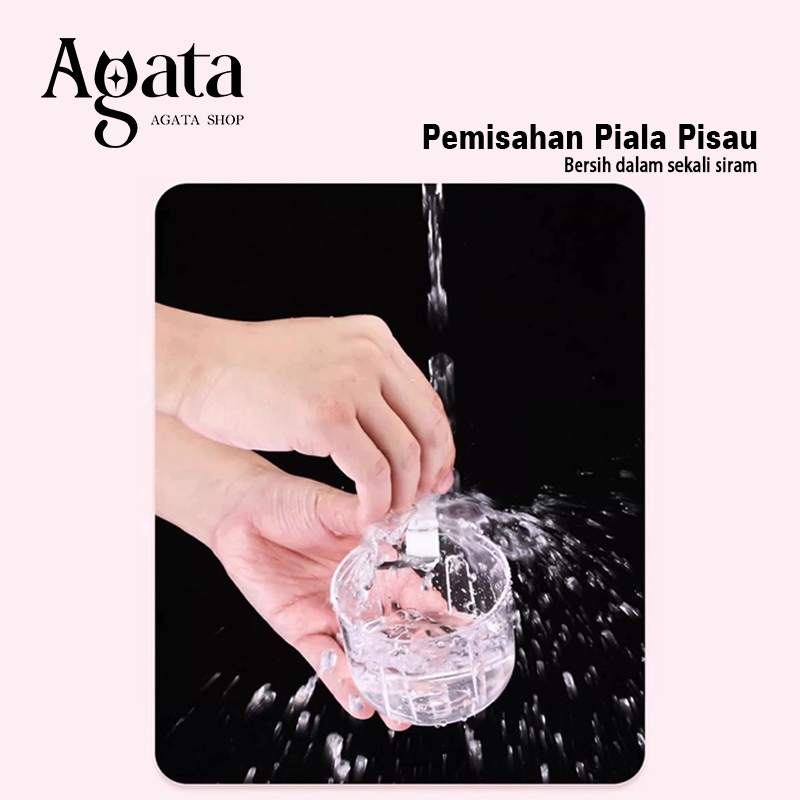 Blender Portabel Elektrik Tanpa Kabel /USB Mini Multifungsi Chopper Bumbu Dapur Praktis/ Blender Makanan Bayi-5