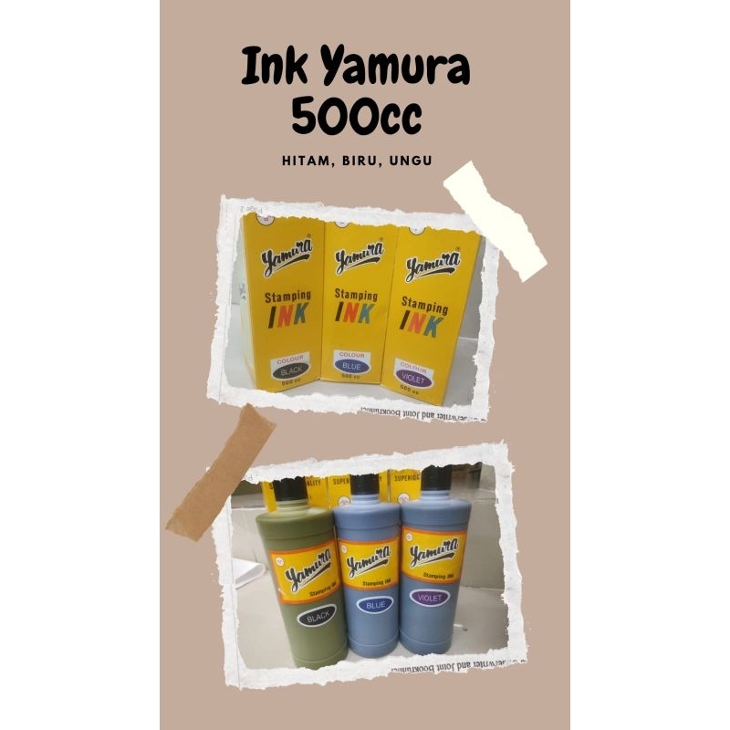 

Tinta Stempel Yamura 1/2 Liter