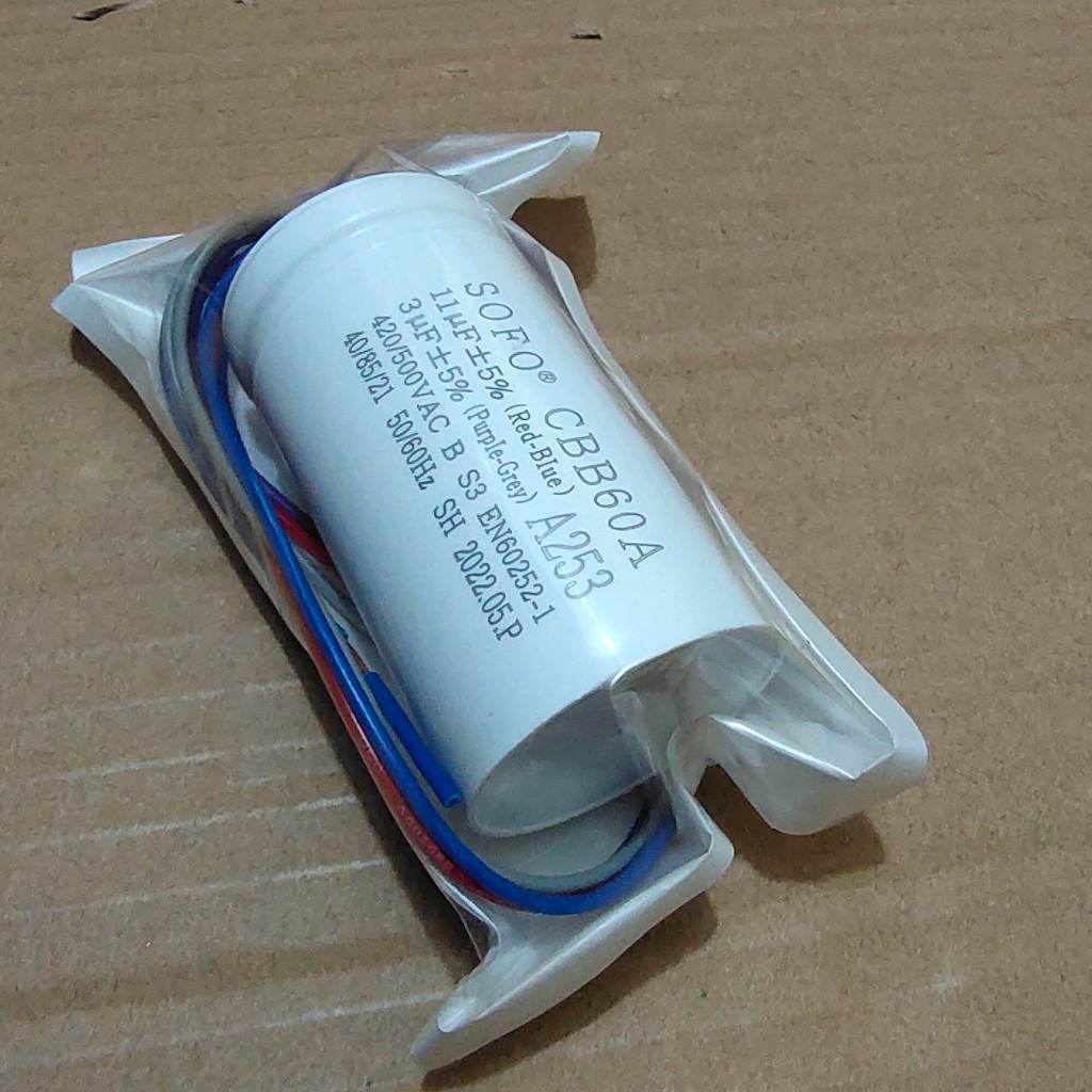 Kapasitor 11+3uf Kapasitor Epcos Mesin Cuci 2 Tabung Sharp Epcos A208 A209 Capasitor Original Washin