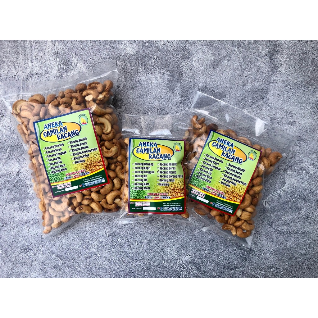 

Kacang Mente Goreng 100/250/500gr Matang