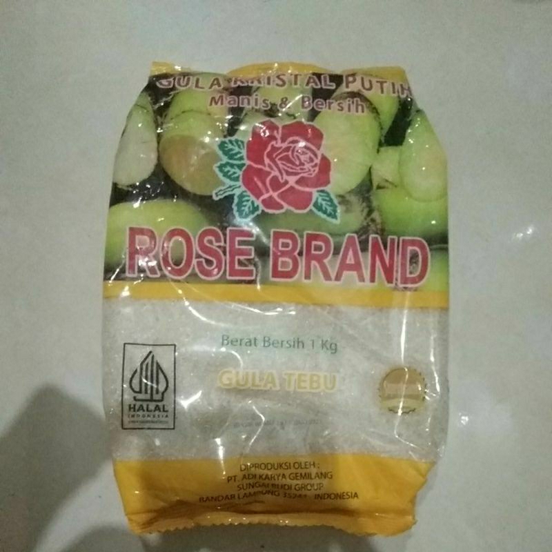 

Gula rosebrand 1kg