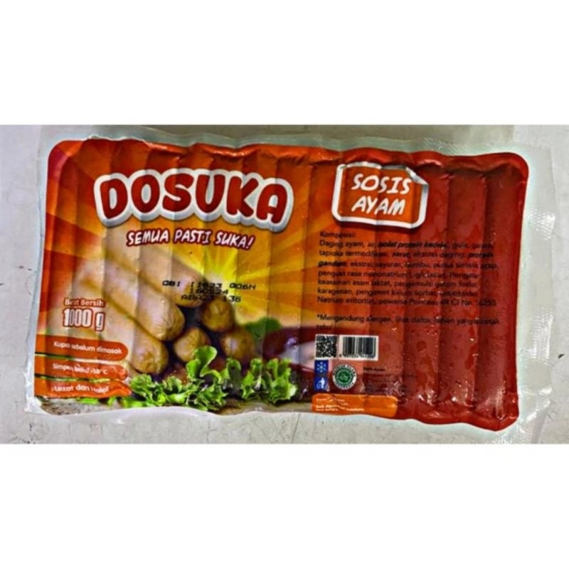 

Dosuka Sosis Ayam 1 kg