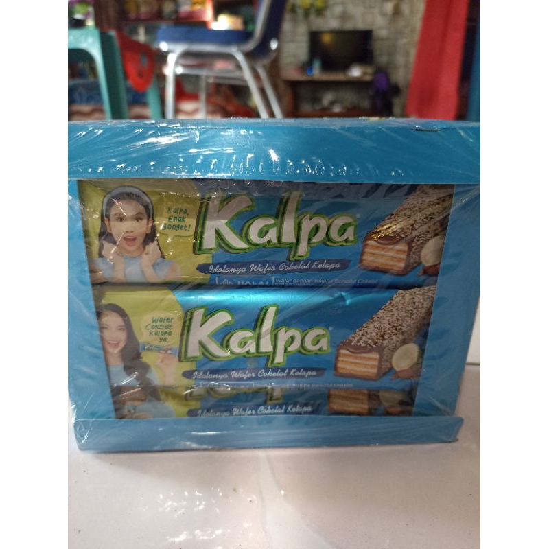 

Kalpa Wafer Coklat Kelapa Isi 12pcs @24gr