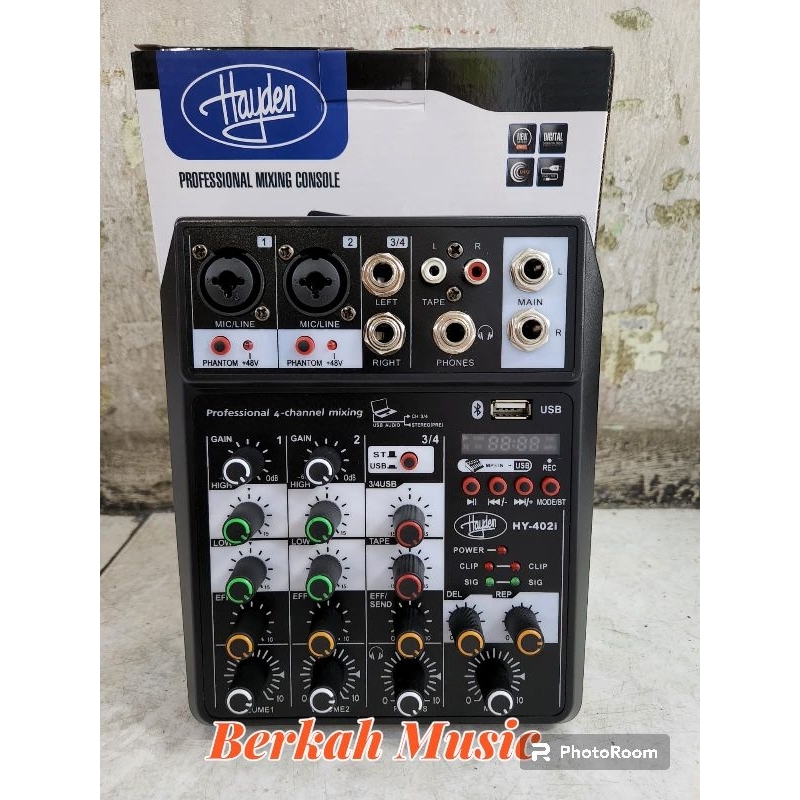 Mixer Audio Hayden Hy402i 402i Original 4Channel Soundcard Hayden Hy402i model Fx402i Ashley