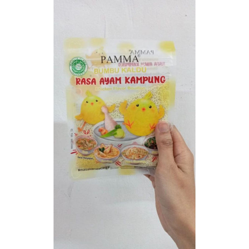 

pamma kaldu ayam kampung, kaldu jamur, non msg, bumbu nasi goreng, sayur, sup, penyedap rasa 80 gr, masakan, makanan, enak, sedap