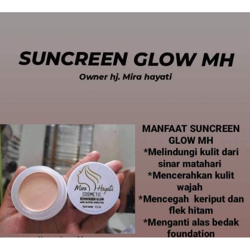 sunscreen glow MH