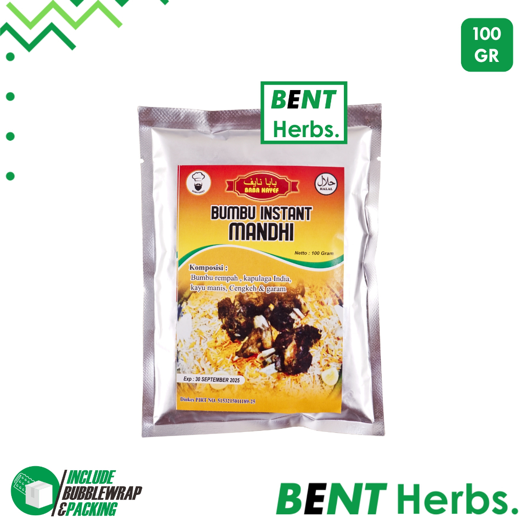 

Baba Nayef Bumbu Instant Mandhi 100 g | Mandi