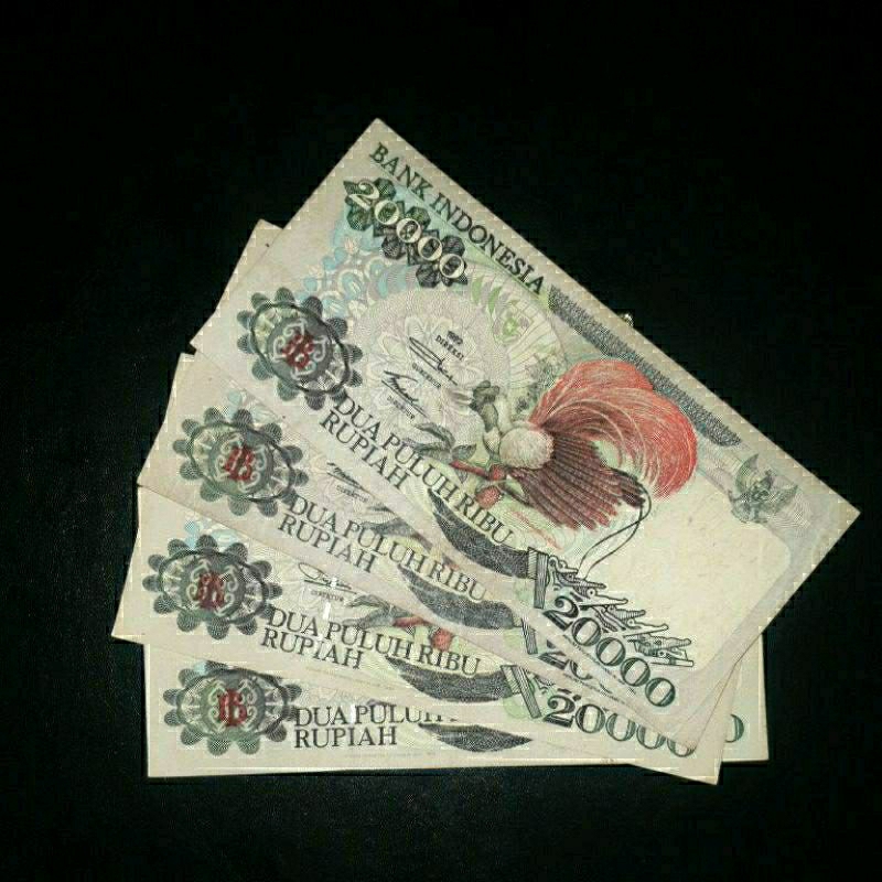 Uang Kuno Pecahan 20000 Tahun 1992