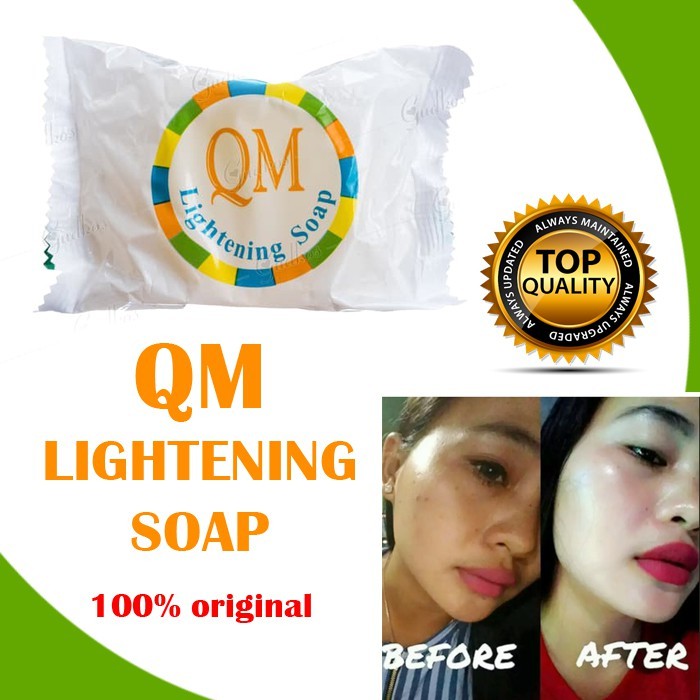 (6PC) SABUN QM SABUN QM GLOWING SABUN QM SABUN MUKA GLOWING DAN PUTIH