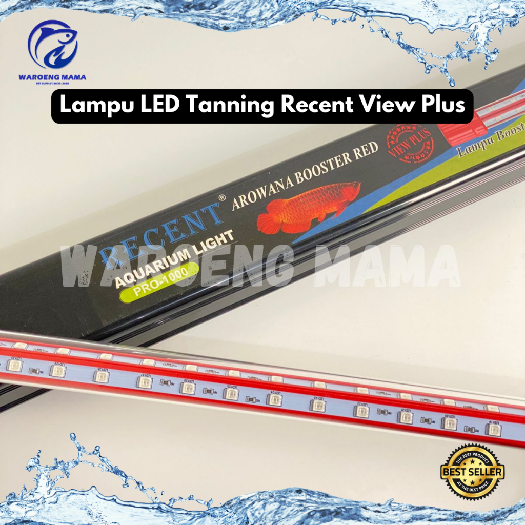 Lampu LED Tanning Recent Arowana Booster Red View Plus PRO 1000 Premium