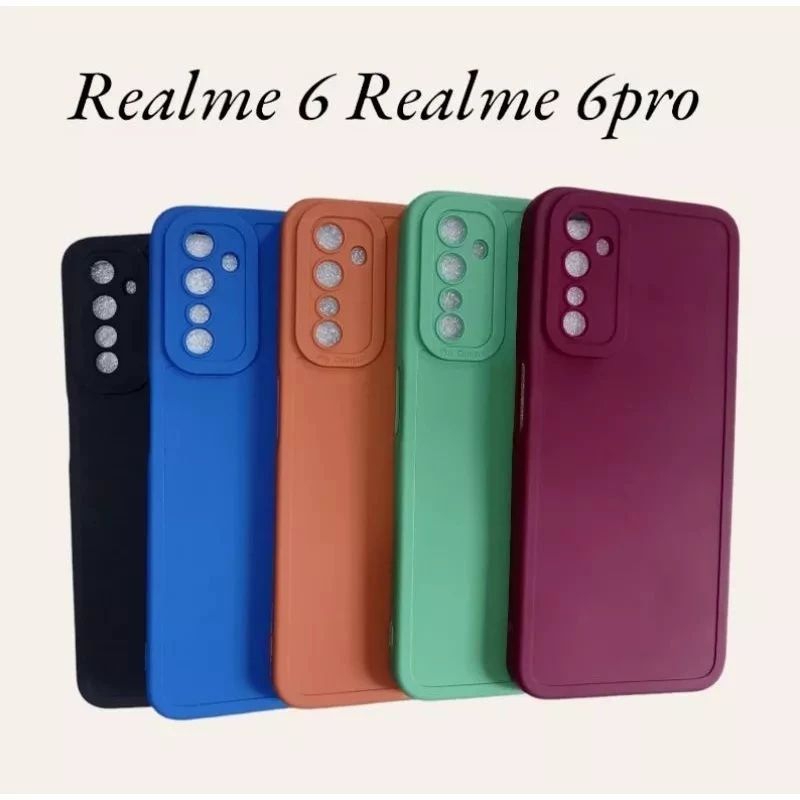 Silikon Softcase REALME 6/ REALME 6 Pro Macaron pro Camera