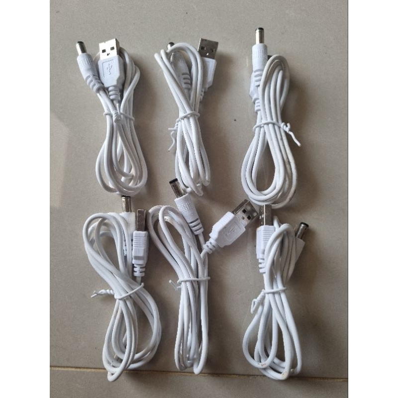 Kabel USB to DC5.5 2.1mm DC Power CableCharger Modem Wifi Telkomsel Orbit - Kabel Orbit